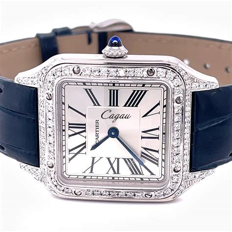 replica cartier santos|cartier santos dumont diamond.